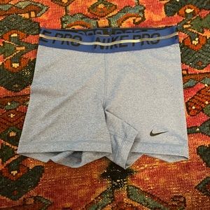 blue nike pros